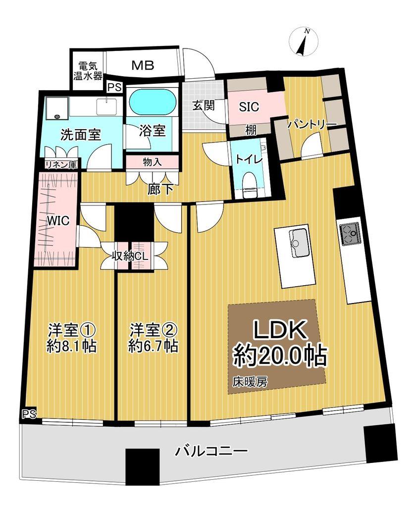 The Tower Osaka / 2LDK, Osaka photo 17