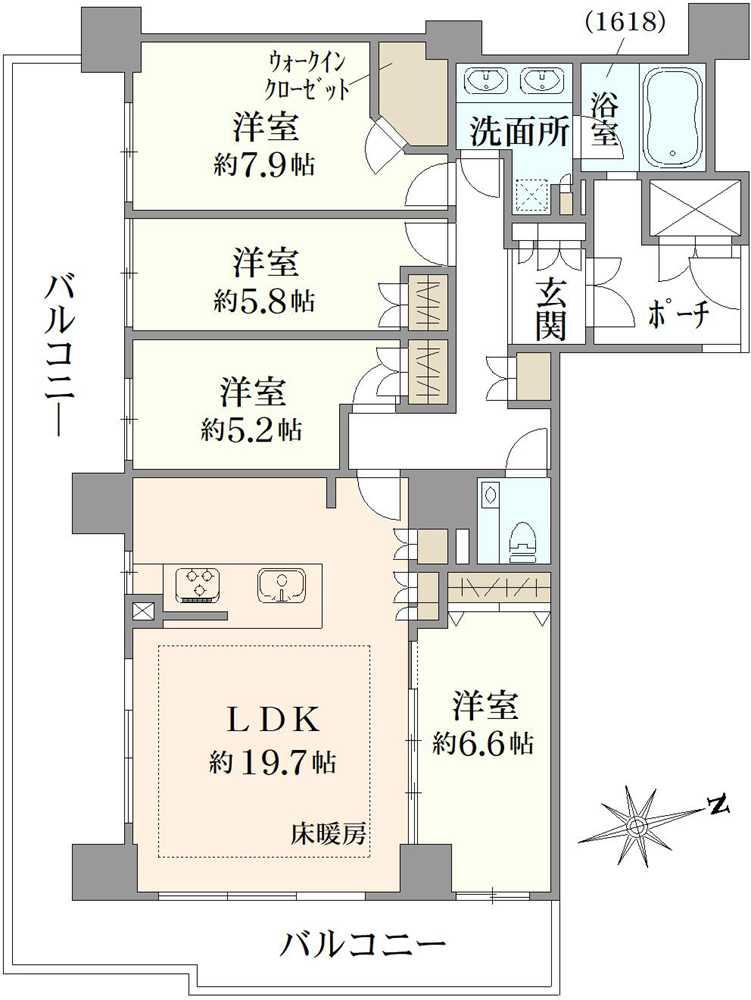 Laurel Court Yorikimachi El Grace / 4LDK, Osaka photo 17