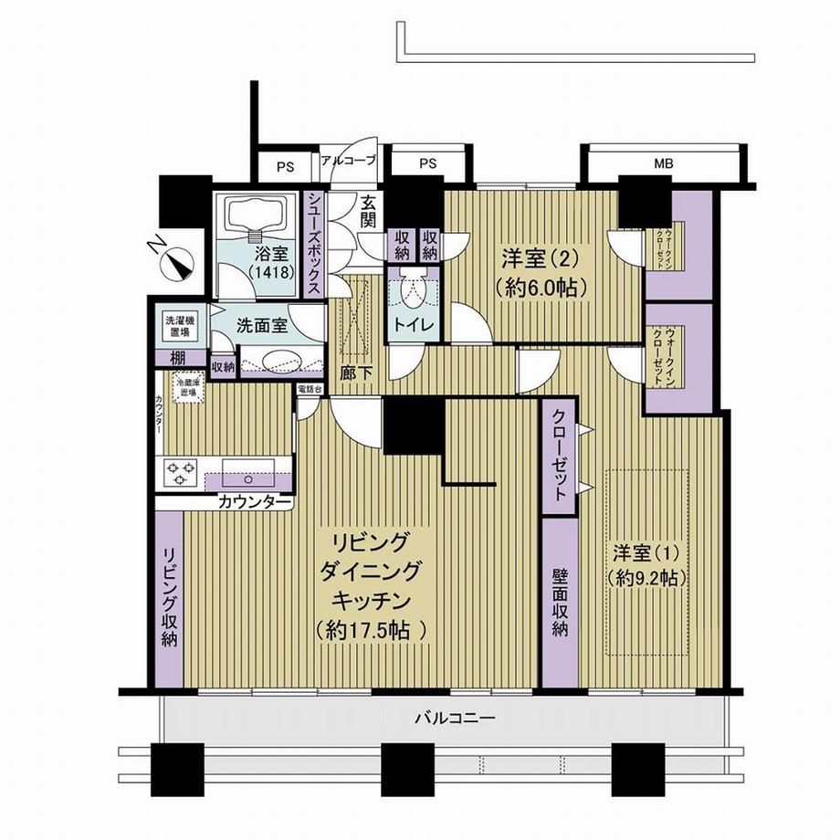 Air Residence Shin-Urayasu / 2LDK, Chiba photo 9