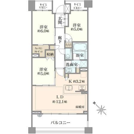 J Grandia Hiyoshi / 3LDK, Kanagawa photo 16