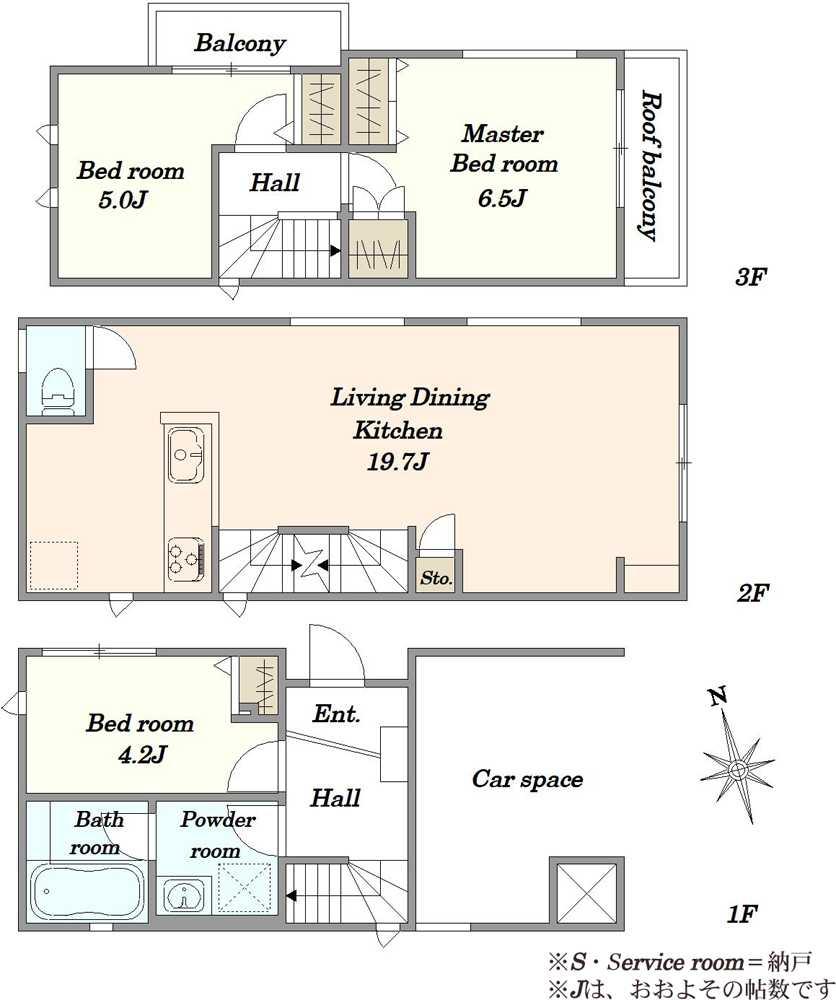 Detached House / 54.78 sq.m., Nakahara Ward, Kawasaki, Kanagawa (Near Musashi-Kosugi & Shin-Maruko) photo 18