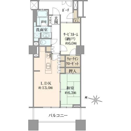 Mansion / 1LDK+S, Nakahara Ward, Kawasaki, Kanagawa (Residence The Musashi-Kosugi) photo 16